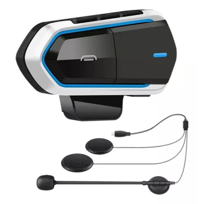 GENERICO - Micrófono Intercomunicador Casco-Moto B35 BT Bluetooth Wireless