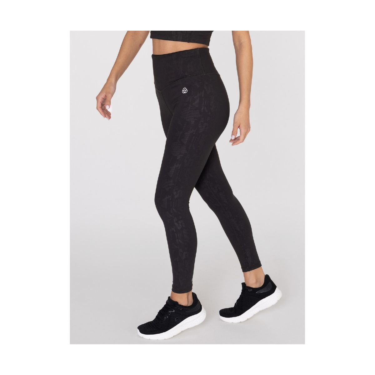 BSOUL - Pantalon Mujer HR ANKLE LEG EMMA BLACK PRINT BSOUL