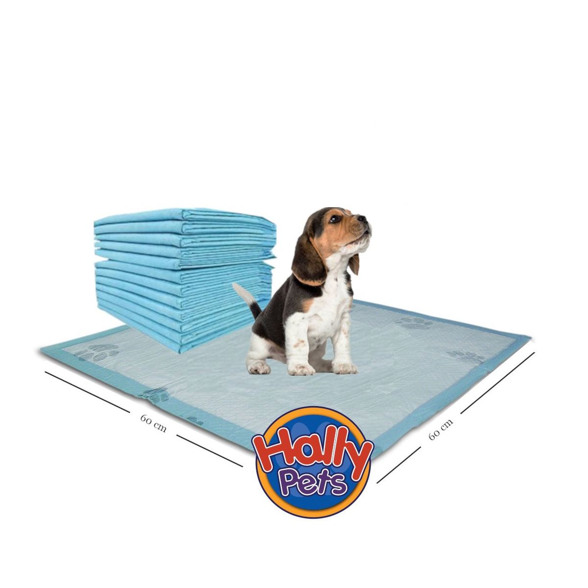 HALLY PET - Tapete entrenador Talla L 15 und para perros 60cm x 60cm