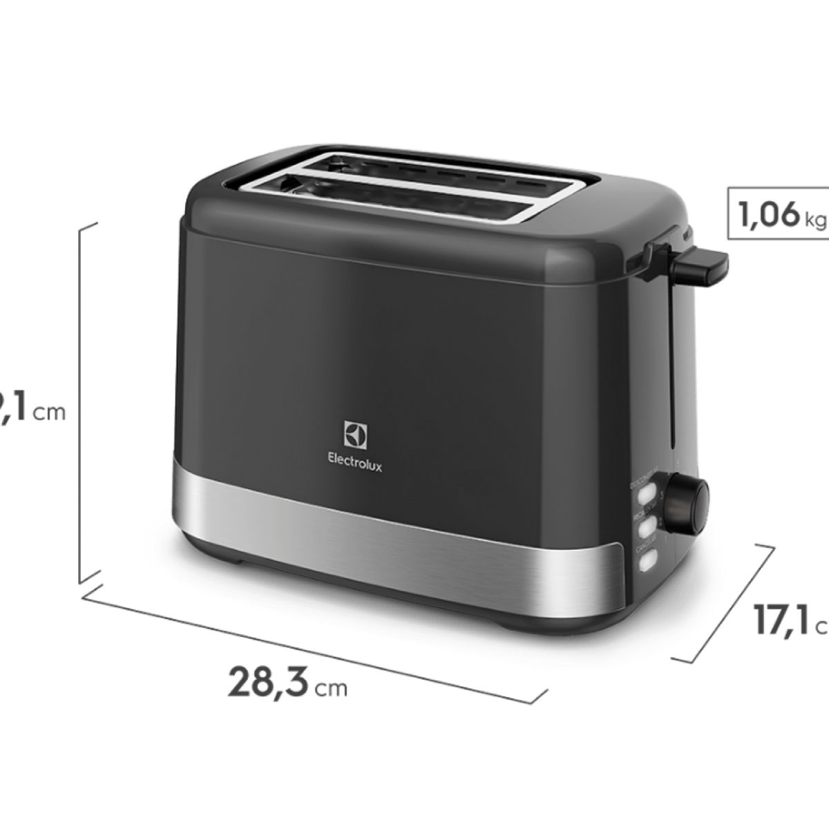 ELECTROLUX - Tostadora Eléctrica Electrolux Efficient ETS10