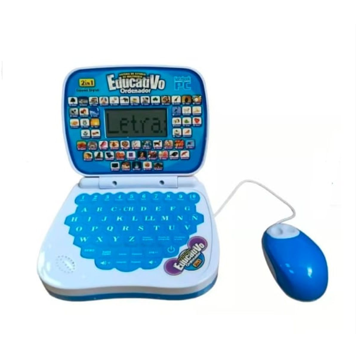 GENERICO - Mini Computador Portátil Mouse Didáctico Infantil Educativo