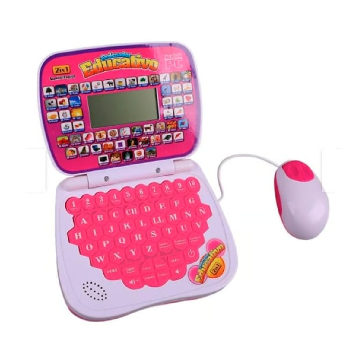 GENERICO - Mini Computador Portátil Mouse Didáctico Infantil Educativo