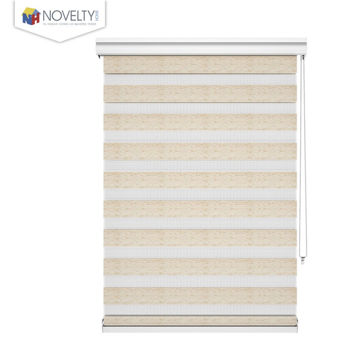 NOVELTY HOME - Cortina Elegance Beige Jaspe 170x180 cm Novelty Home