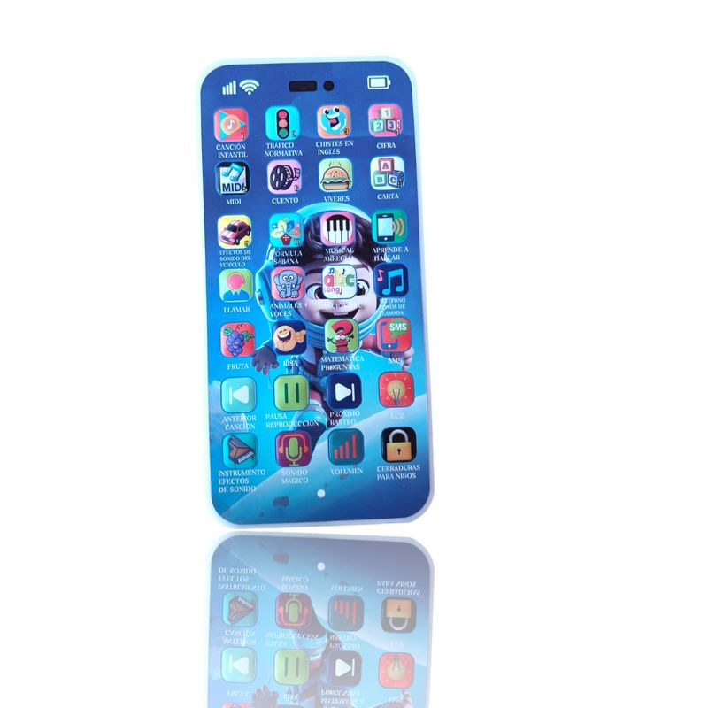 INFANTILES CAJUROMIX - Celular De Juguete Para Niñas Con Sonido Y Luces