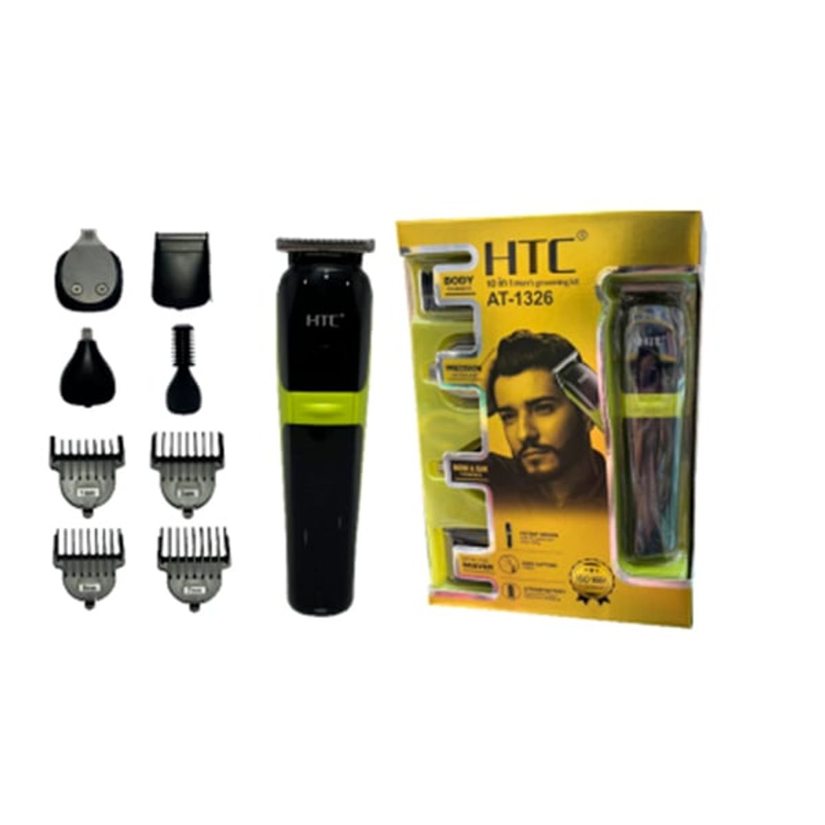 GENERICO - Peluquera, Afeitadora Y Perfiladora 5 En 1 Htc