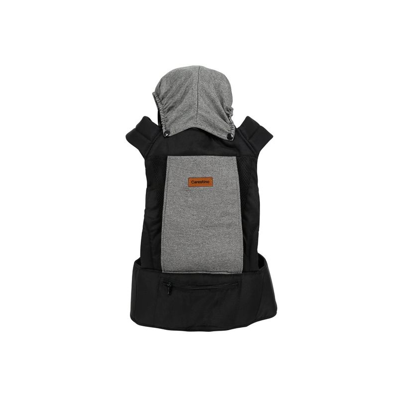 CARESTINO - Mochila Porta Bebé Carestino Gris Negro