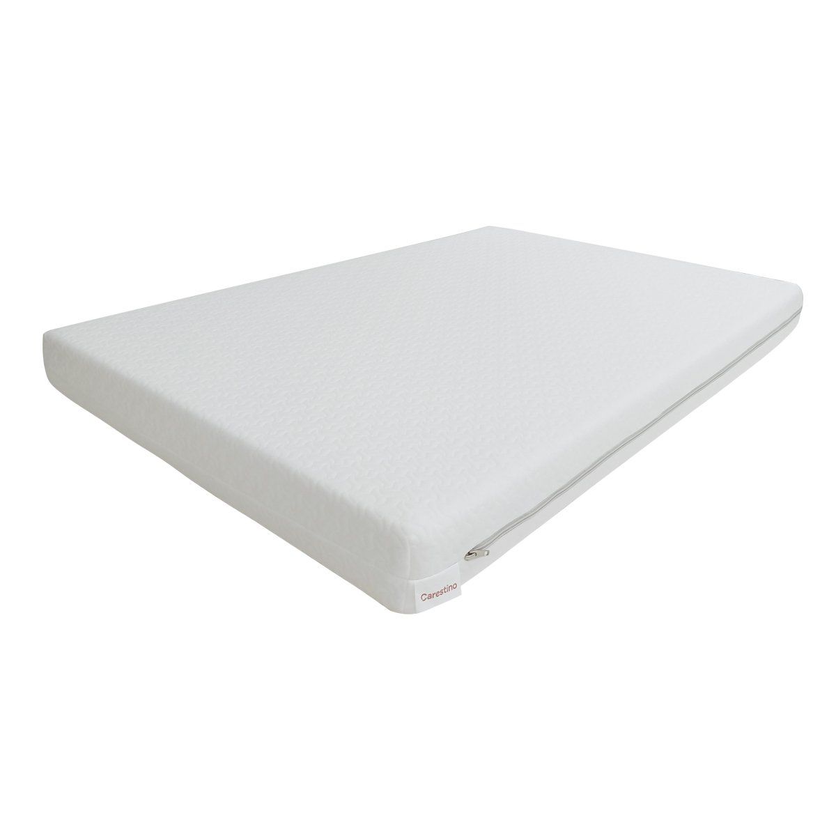 CARESTINO - Colchón Impermeable Para Cuna Corral 104x70x9cm Blanco