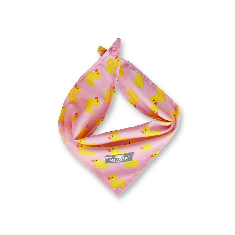 WAWAW - Pañoleta para perros talla XL subliminado amarillo paticos