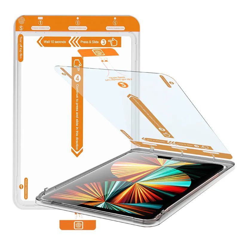 PHONETIFY - Vidrio Transparente Para iPad Pro 105 Pulgadas Fácil Instalación