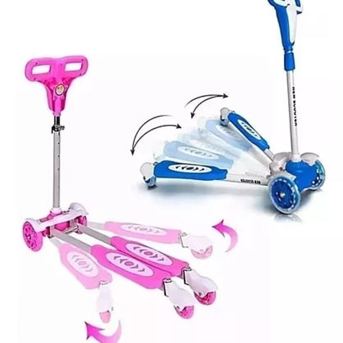 GENERICO - Patineta Scooter Tijera Monopatin Para Niños mariposa