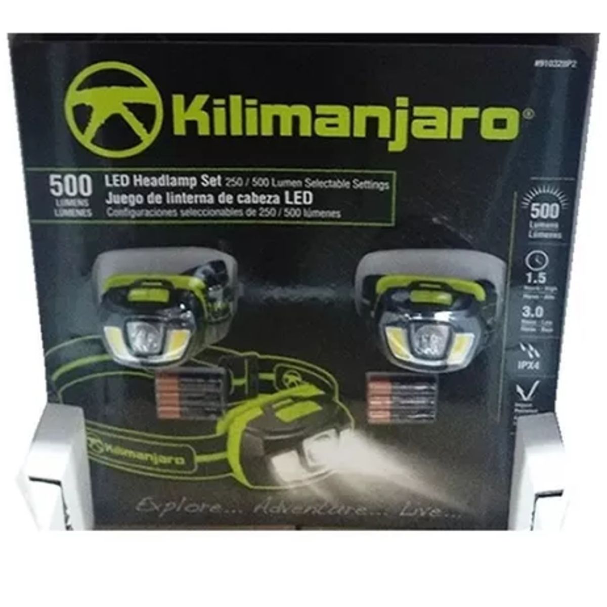 GENERICO - Linterna Led Para La Cabeza Manos Libres Kilimanjaro X2und