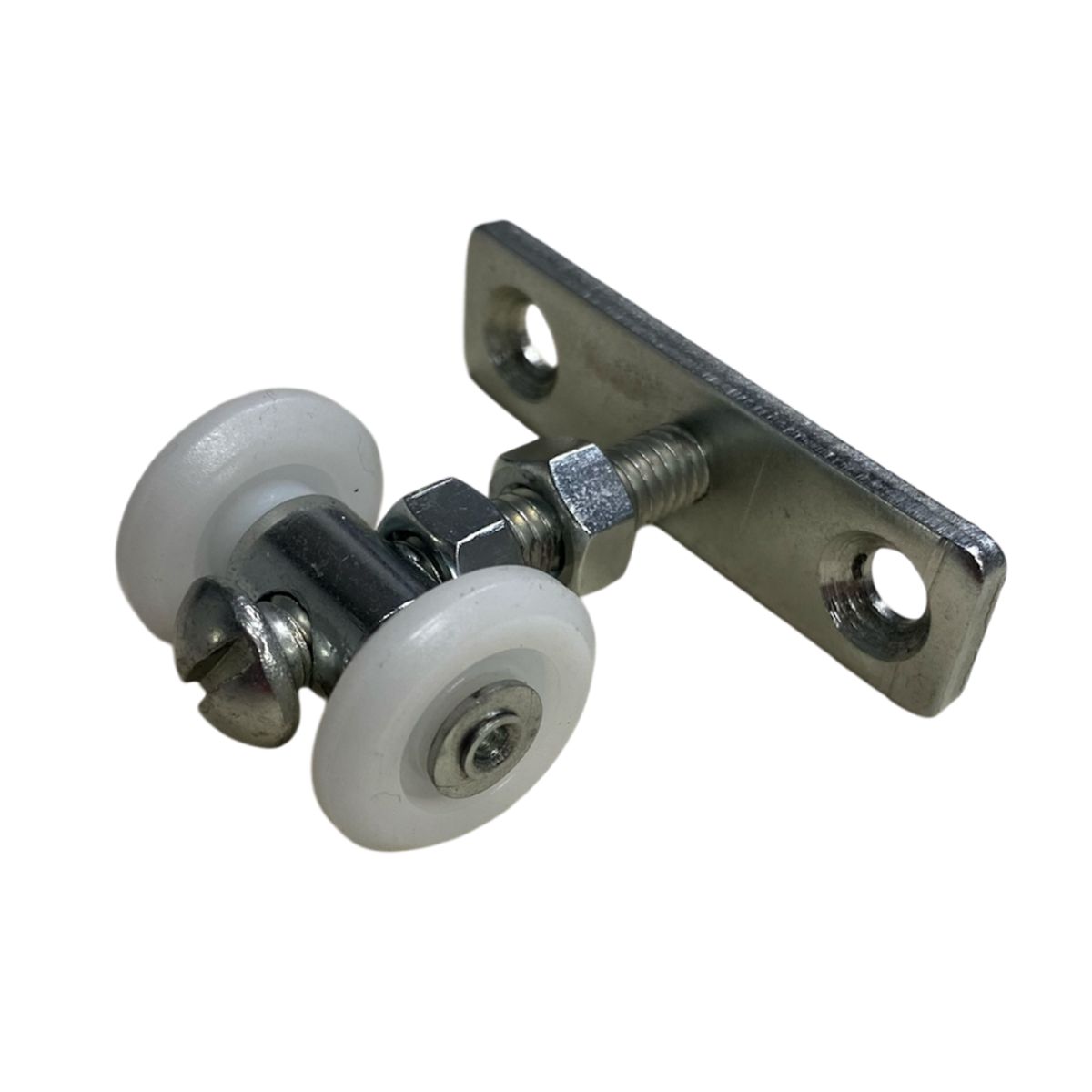 GENERICO - Rodachina Colgante 2 Ruedas Nylon x4 Unidades