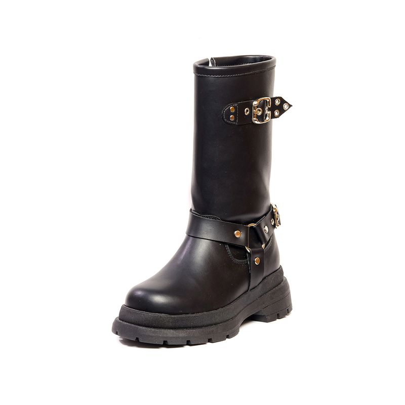 MOOPY - BOTA LARGA NIÑA NEGRA MOOPY TACH