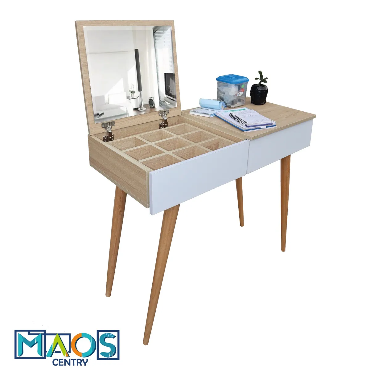 MAOS - MUEBLE TOCADOR EN MADERA VANITY CENTRY