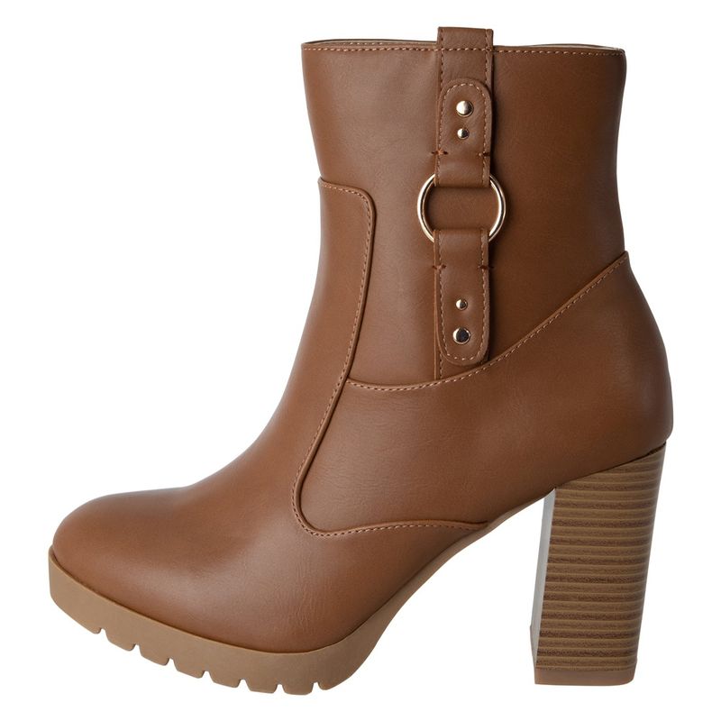 AMERICAN EAGLE - Botas Cayenne Con Tacón Para Mujer American Eagle Payless Bronceado