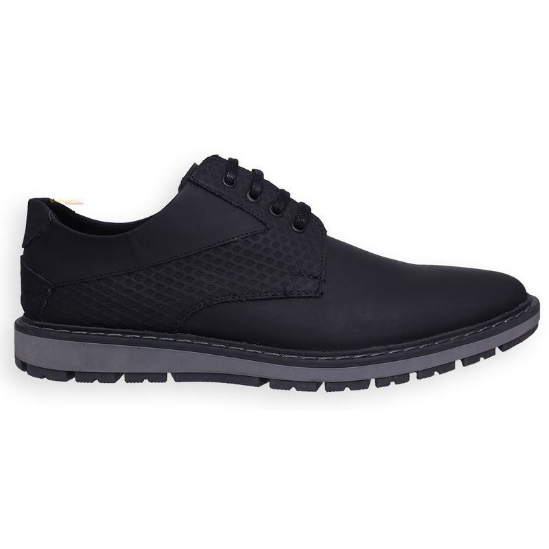 GENERICO - Zapato Casual Para Hombre Cuero Graso Con Cordones