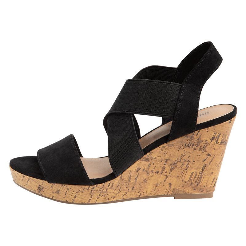 GENERICO - Sandalias Ryan Con Plataforma Tipo Cuña Para Mujer State Street Payless Negro