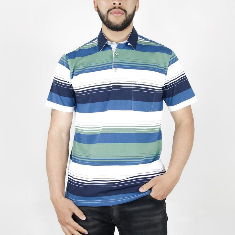 L Y H - Camiseta Para Hombre Verde Marca L&H