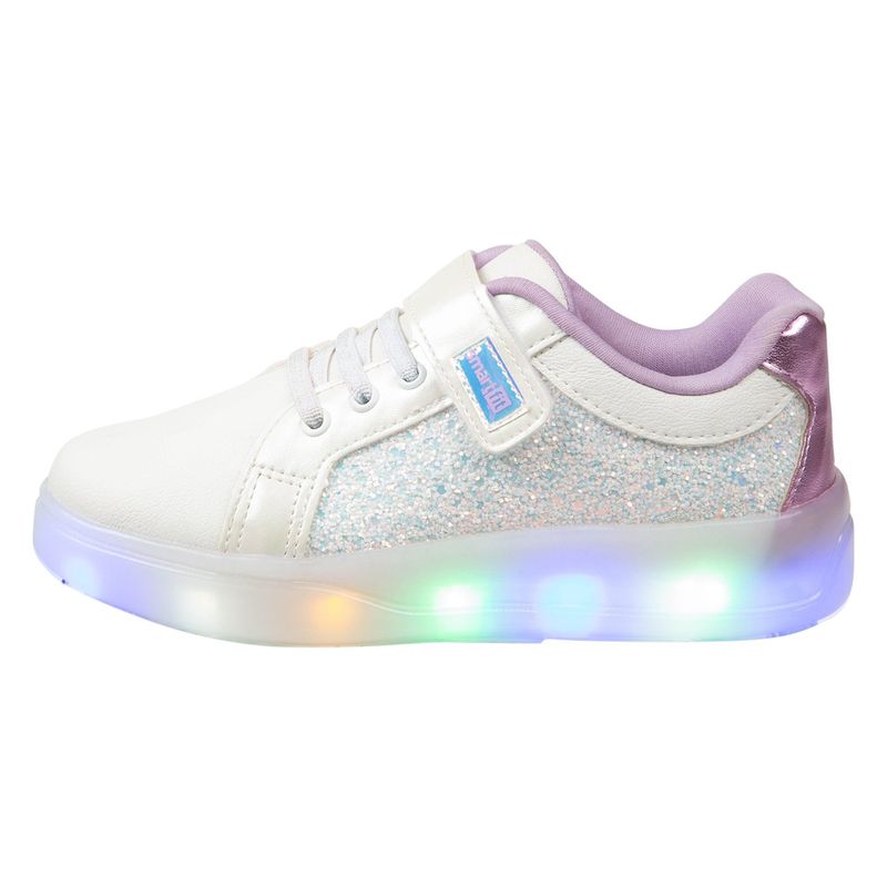 SMART FIT - Zapatos Tipo Sneaker Con Luces Para Niña Smartfit Payless Blanco