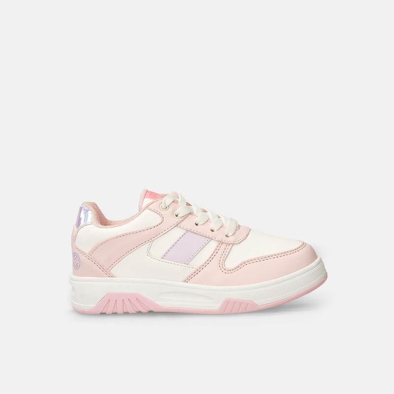 BUBBLE GUMMERS - Tenis Junior Para Niña Bubblegummers Blanco-Rosado  Scarlett