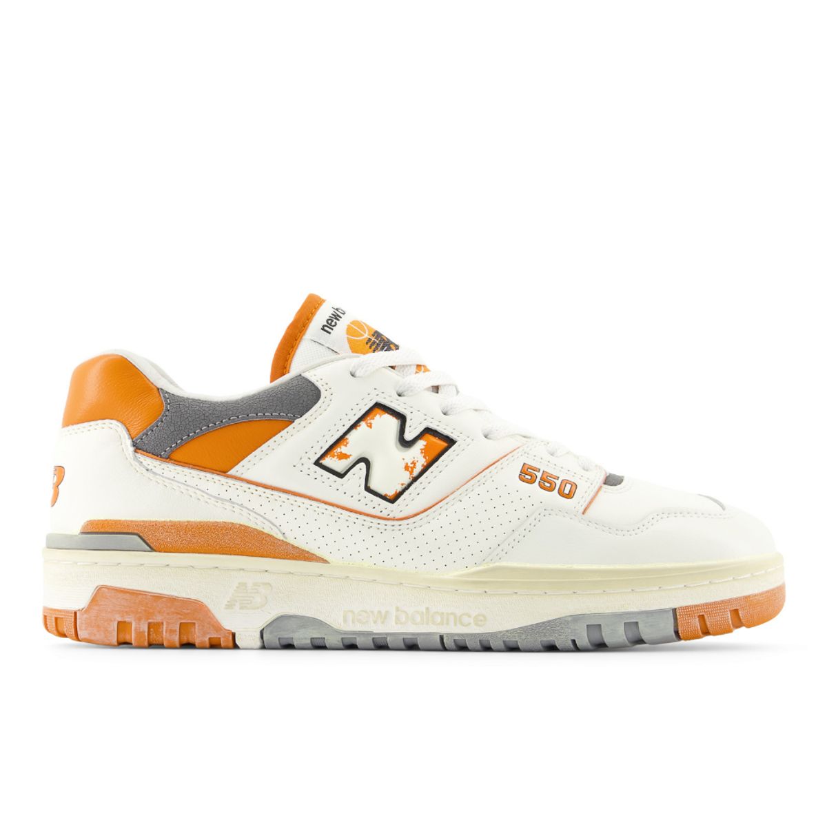 NEW BALANCE - Tenis New Balance 550-Blanco/Naranja