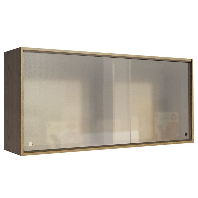 MADESA - Mueble de Cocina Superior Emilly 2 Puertas Corredizas de Cristal