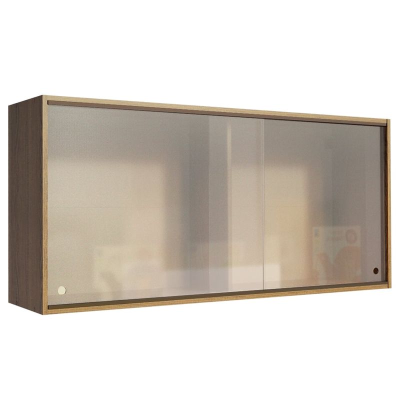 MADESA - Mueble de Cocina Superior Emilly 2 Puertas Corredizas de Cristal