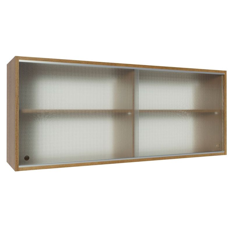MADESA - Mueble de Cocina Superior Glamy 1.20 m 2 Puertas Corredizas de Cristal