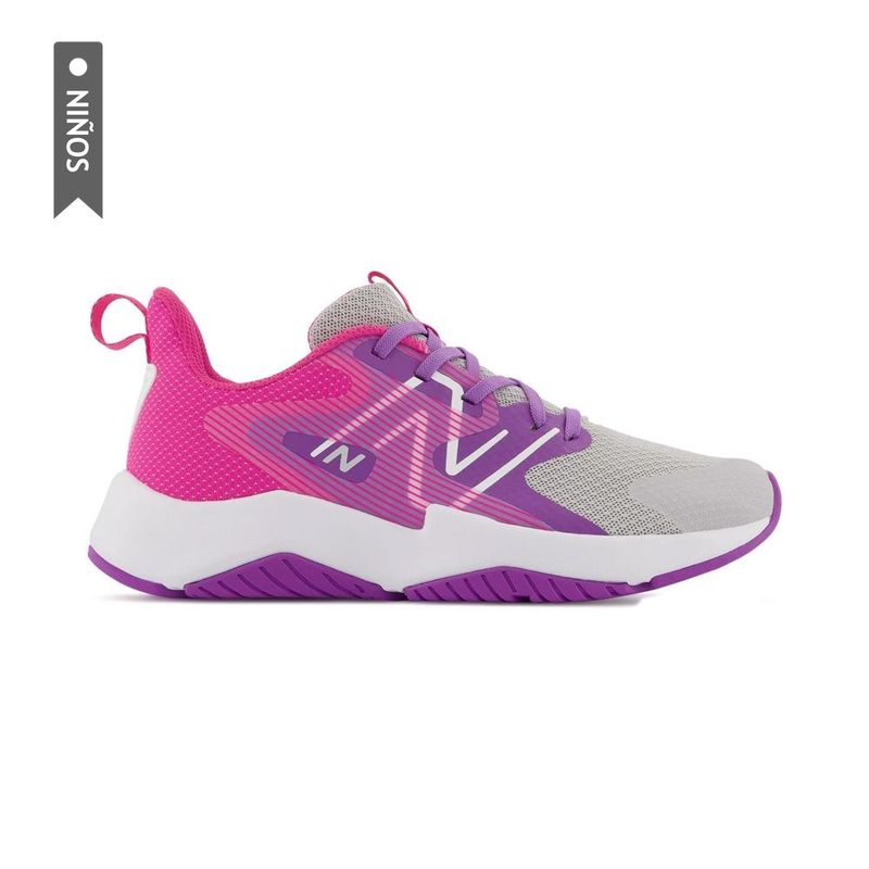 NEW BALANCE - Tenis New Balance Ravel Niño-Fucsia/Morado
