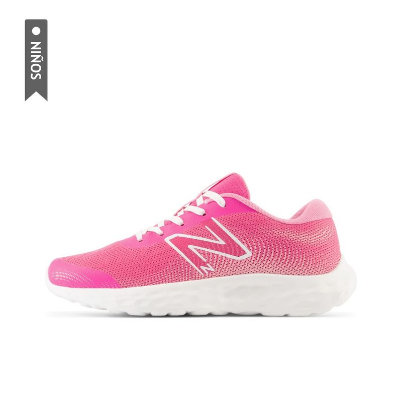 NEW BALANCE - Tenis New Balance 520 Niño-Rosa