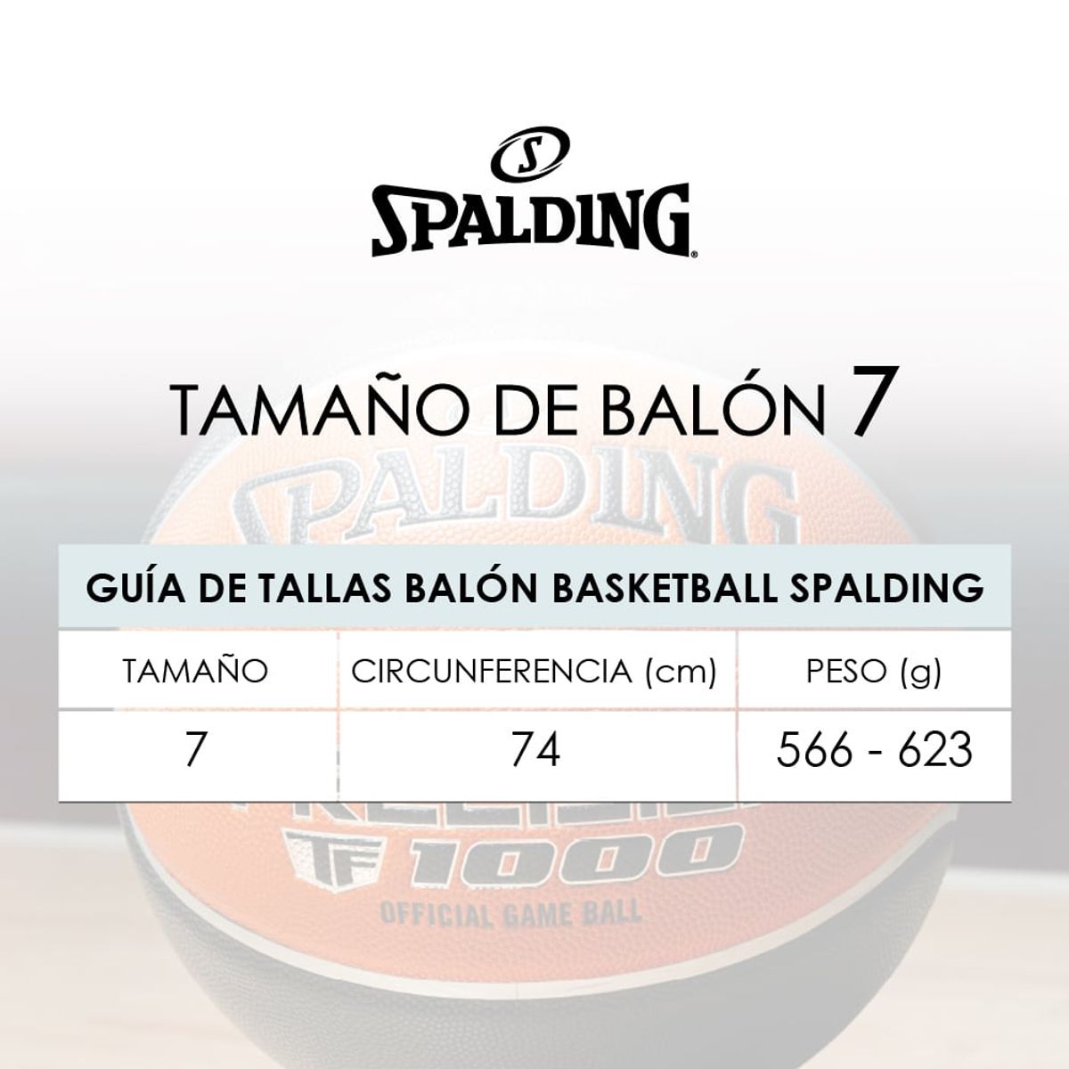 SPALDING - Balon Spalding De Basketball Triple Threat Rubber #7-Rojo