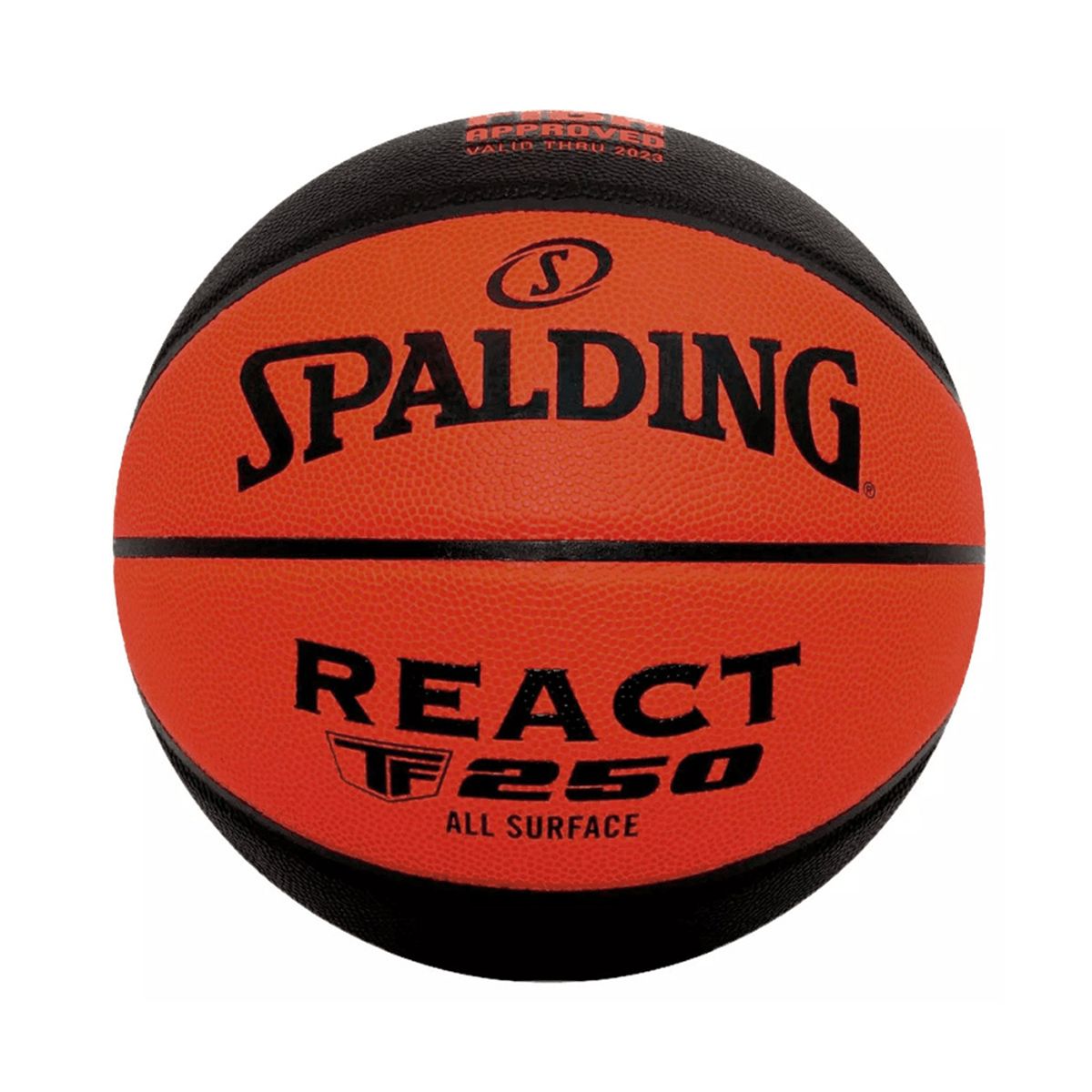 SPALDING - Balon Spalding De Basketball React Fiba Tf 250 #7-Naranja