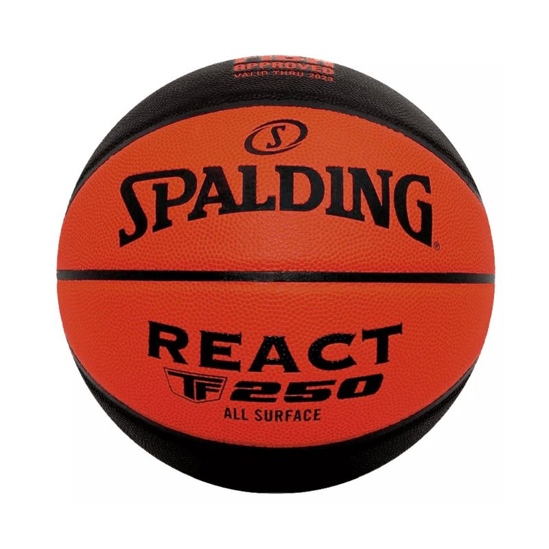 SPALDING - Balon Spalding De Basketball React Fiba Tf 250 #7-Naranja