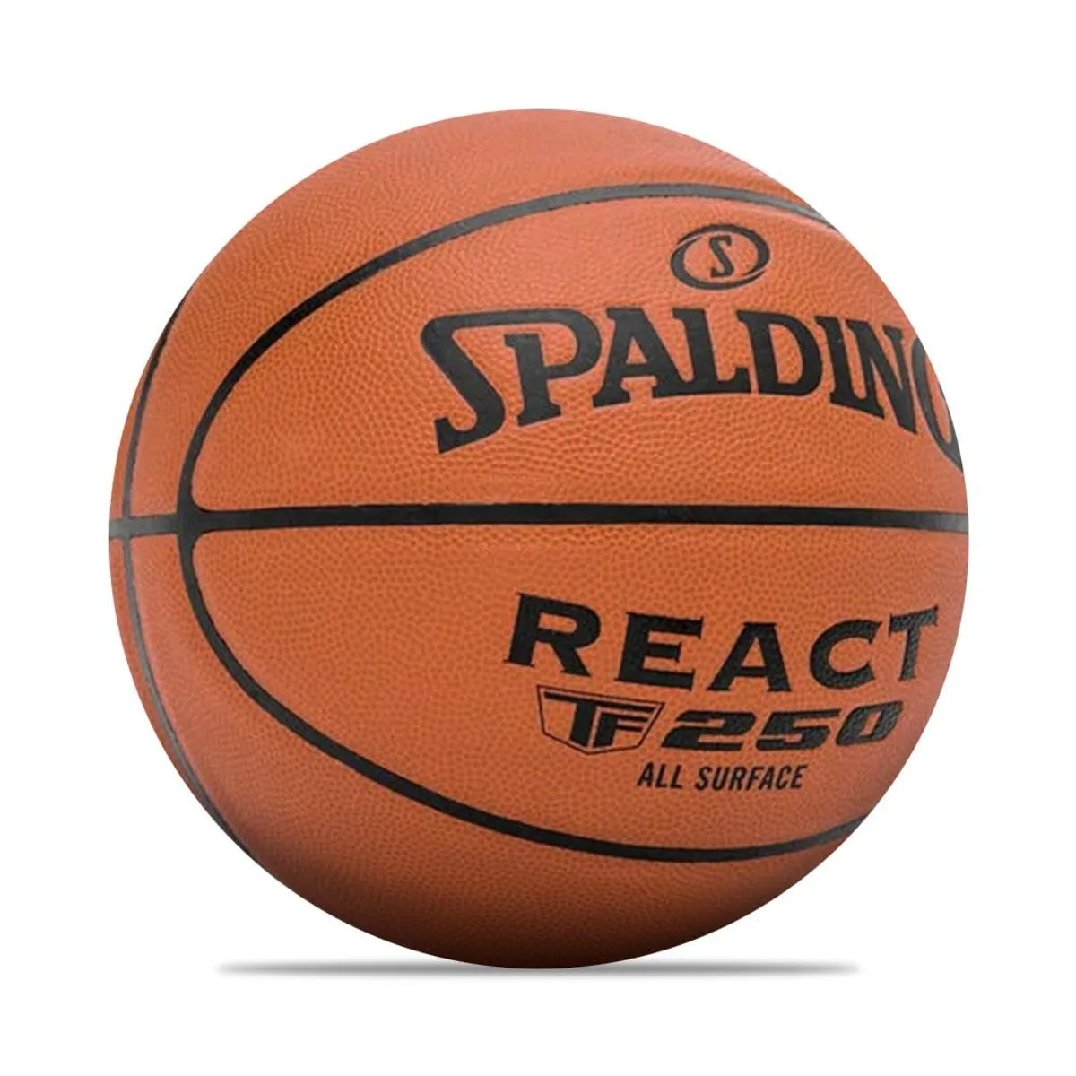 SPALDING - Balon Spalding De Basketball React Fiba #7-Naranja/Negro
