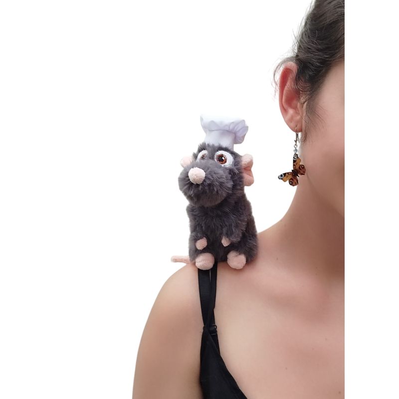 GENERICO - Peluche rata raton 15 cms chef