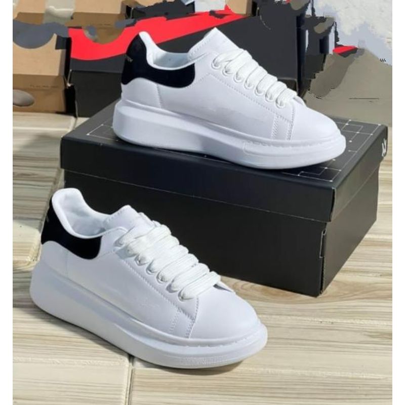 GENERICO - TENIS UNISEX BLANCO NEGRO_.