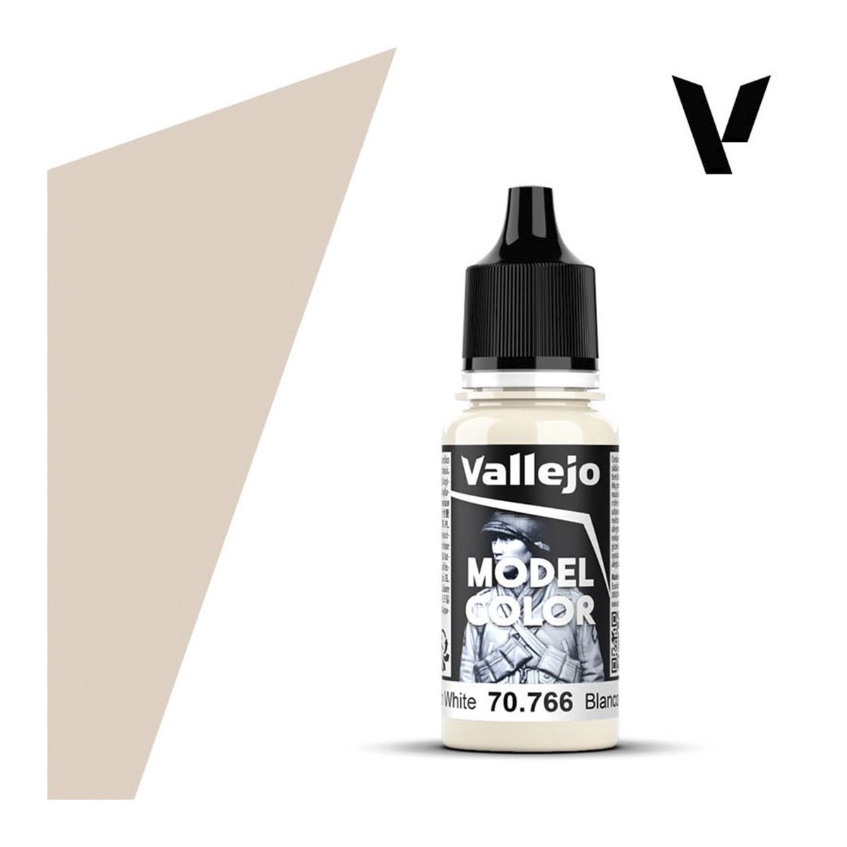 GENERICO - Acrilico Color Blanco Crema Modelcolor 766-18ml Vallejo