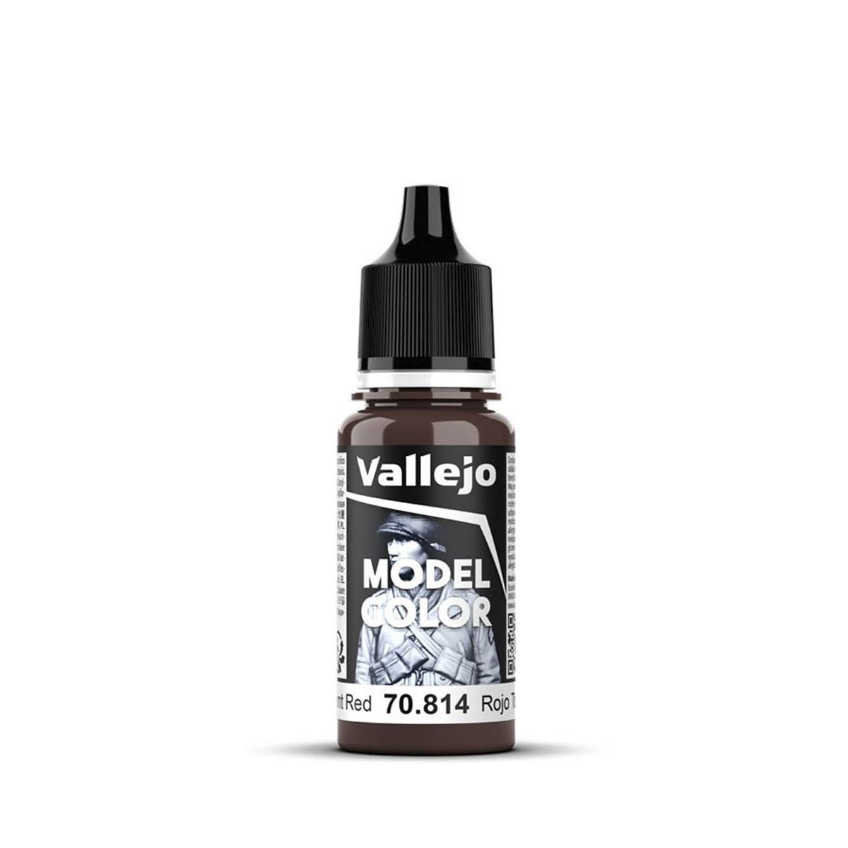 GENERICO - Acrilico Color Rojo Tostado Modelcolor 814-18ml Vallejo