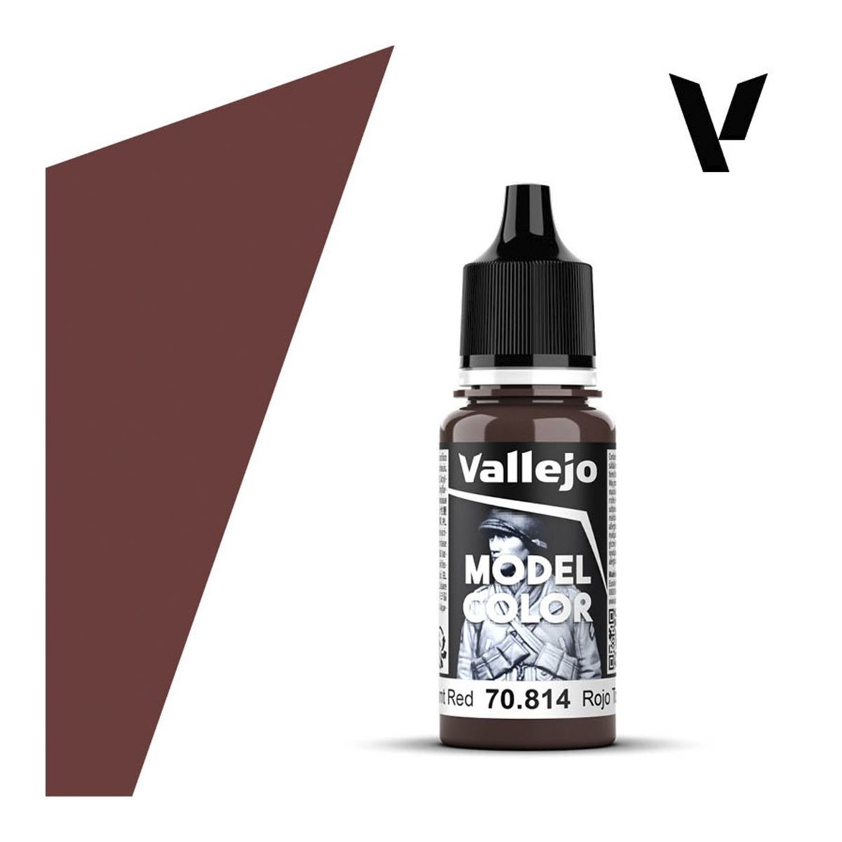 GENERICO - Acrilico Color Rojo Tostado Modelcolor 814-18ml Vallejo