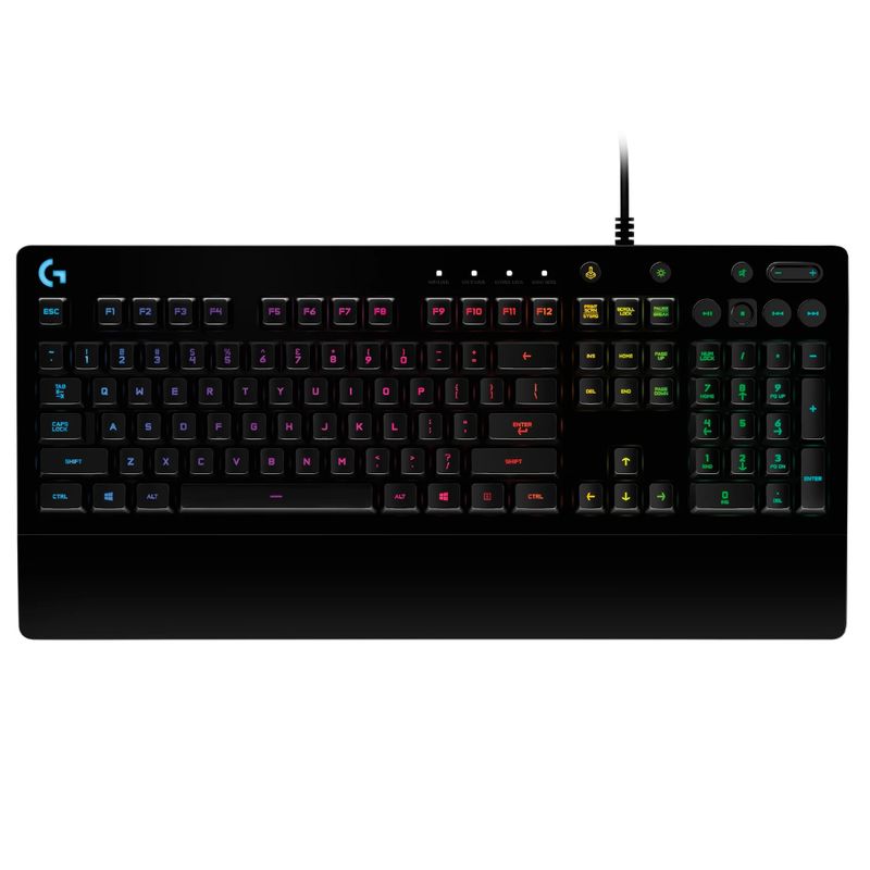LOGITECH - Teclado G213 Prodigy Logitech Gaming Ingles Alámbrico USB Color Negro