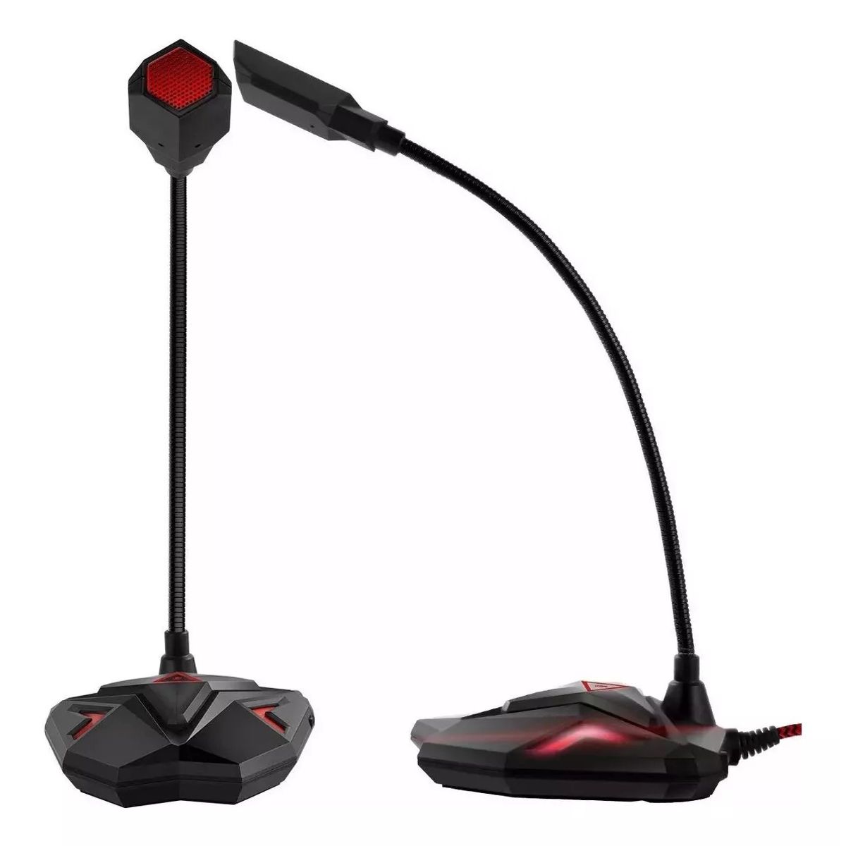 ANDOWL - Microfono Gamer Usb De Condensador Para Pc Q-55 Retroilumina