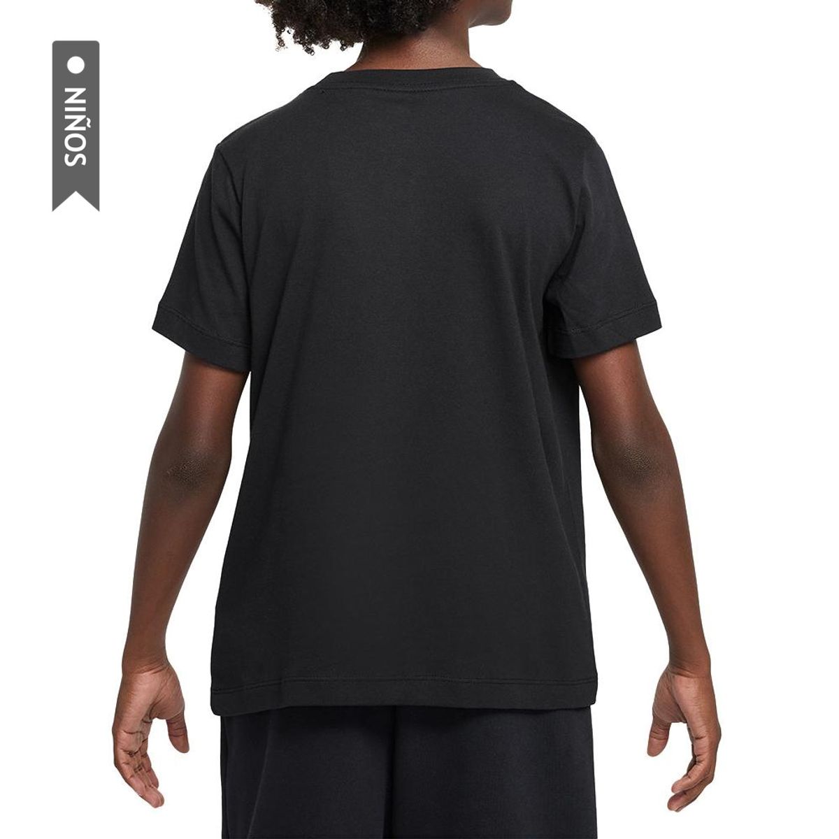 NIKE - Camiseta Nike K Nsw Tee Boxy 1 Futura Niño-Negro