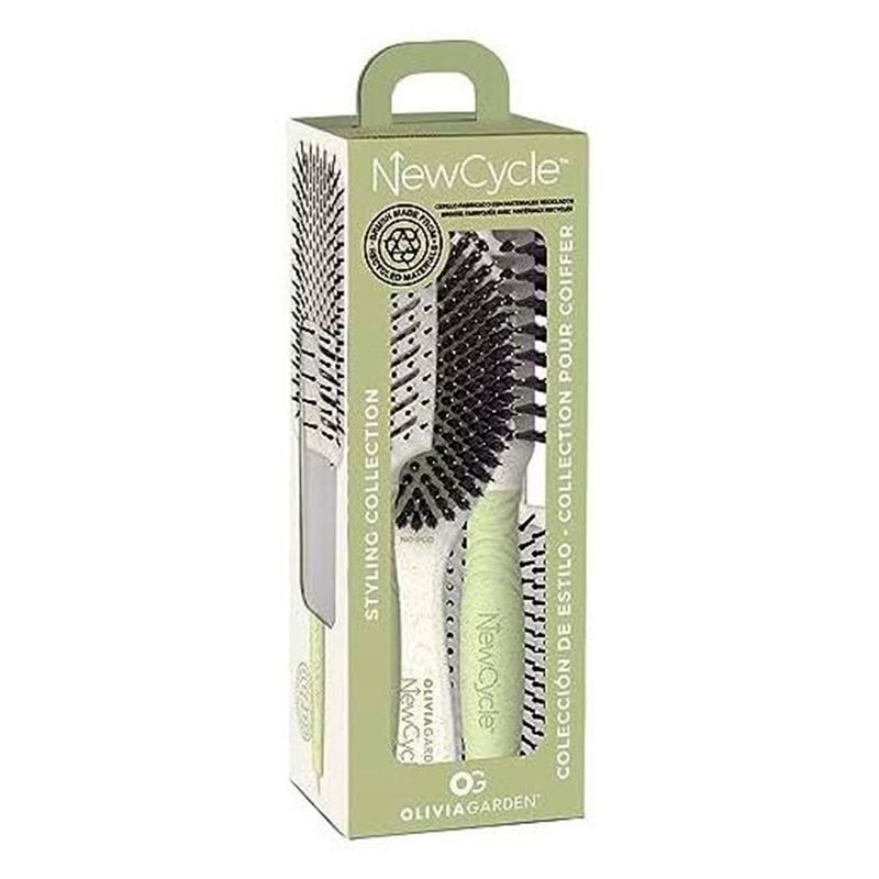 OLIVIA GARDEN - Kit Cepillos Desenredantes Newcycle X 4 Unidades Olivia Garden.