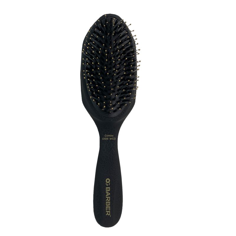 OLIVIA GARDEN - Cepillo Con Cerdas Jabali Y Nylon Para Desenredar Olivia Garden Negro.