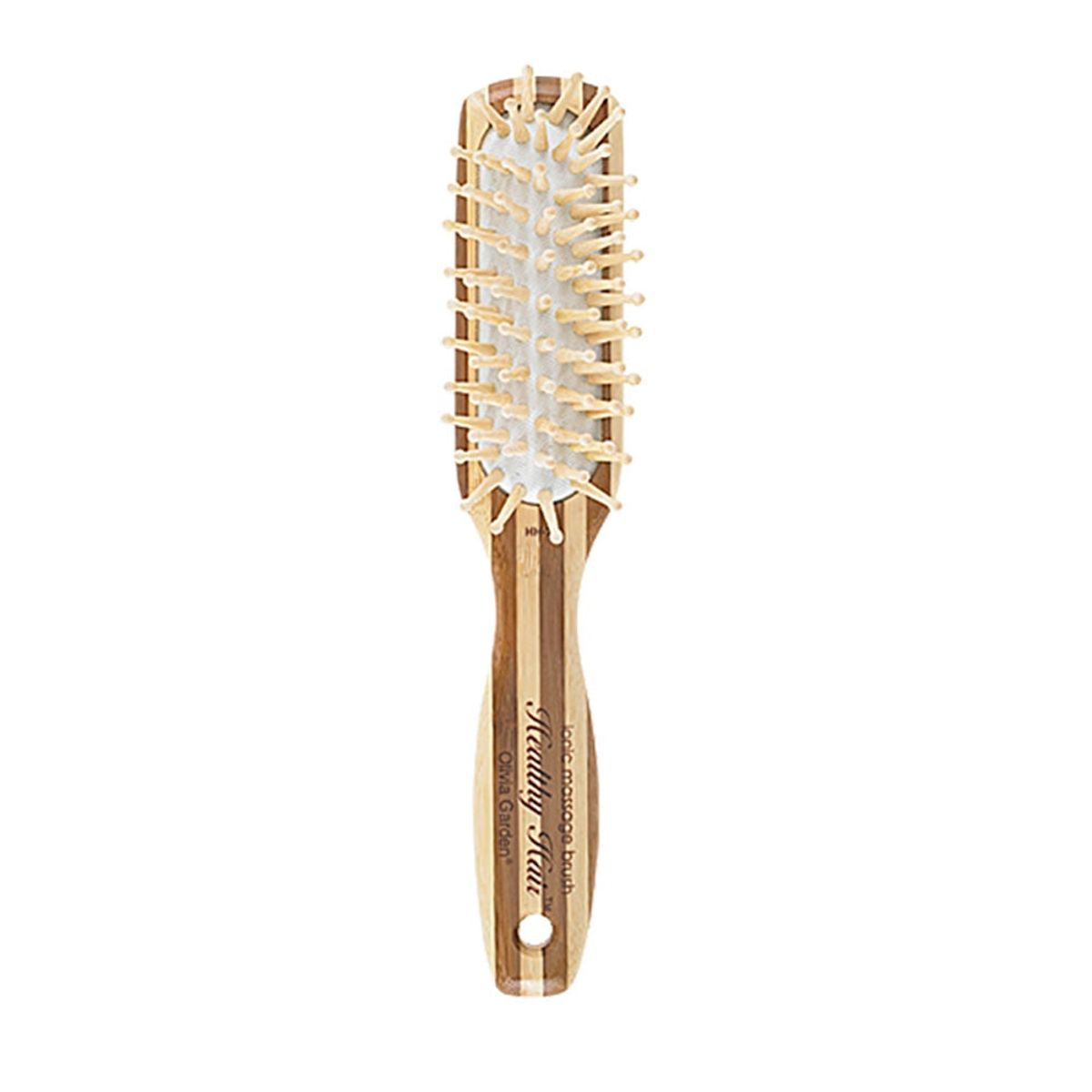 OLIVIA GARDEN - Cepillo Hh2 Healthy Hair Bambu Massage Paddle Narrow.