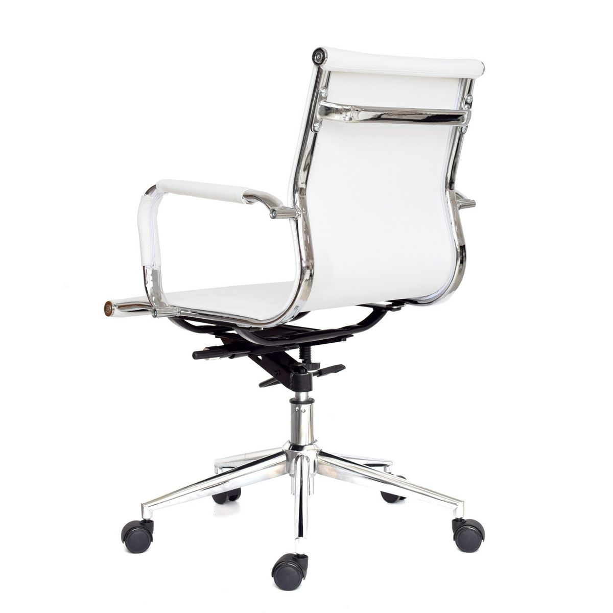 BONNO - Silla De Oficina Espaldar Medio Boss Inter Blanco Bonno
