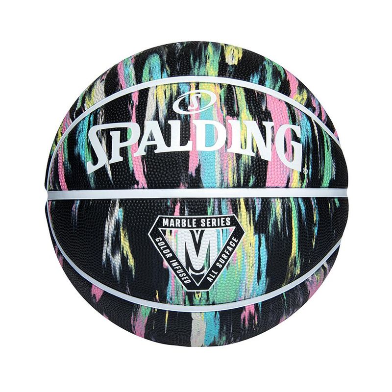 SPALDING - Balon Spalding De Basketball Marble Series #6-Negro