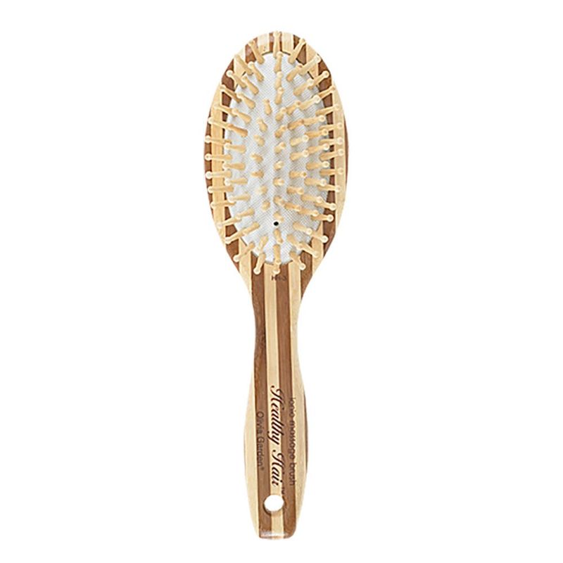 OLIVIA GARDEN - Cepillo Hh1 Healty Hair Bambu Massage Mini Oval