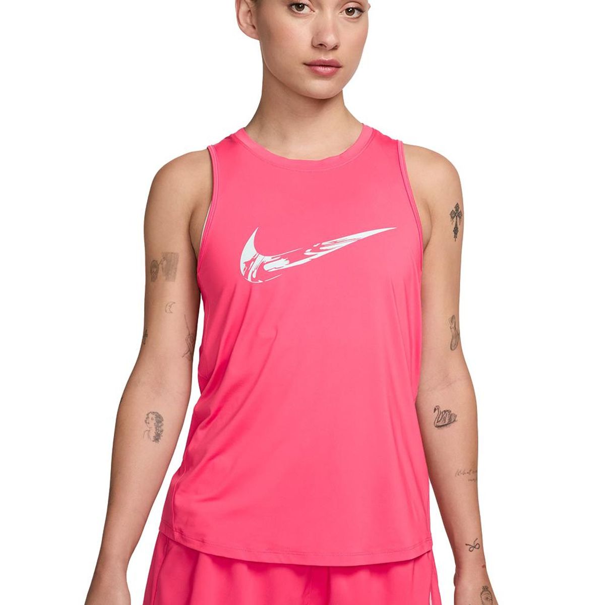 NIKE - Camiseta Esqueleto Nike One Mujer-Rosa