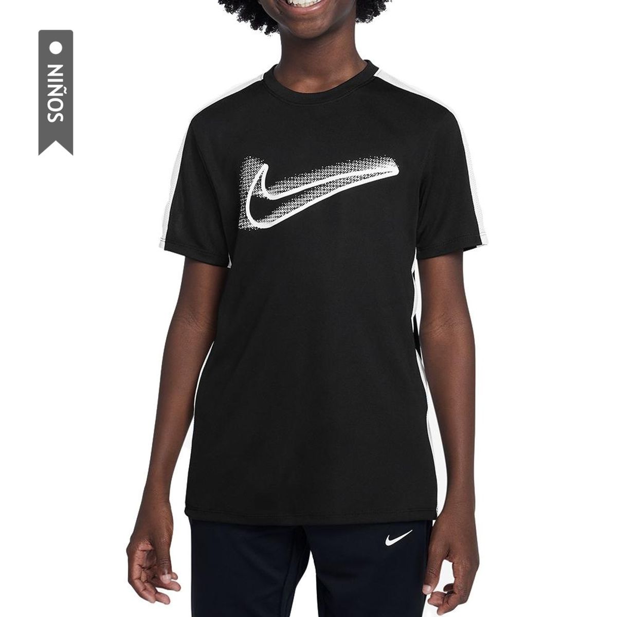 NIKE - Camiseta Nike Academy23 Niño-Negro